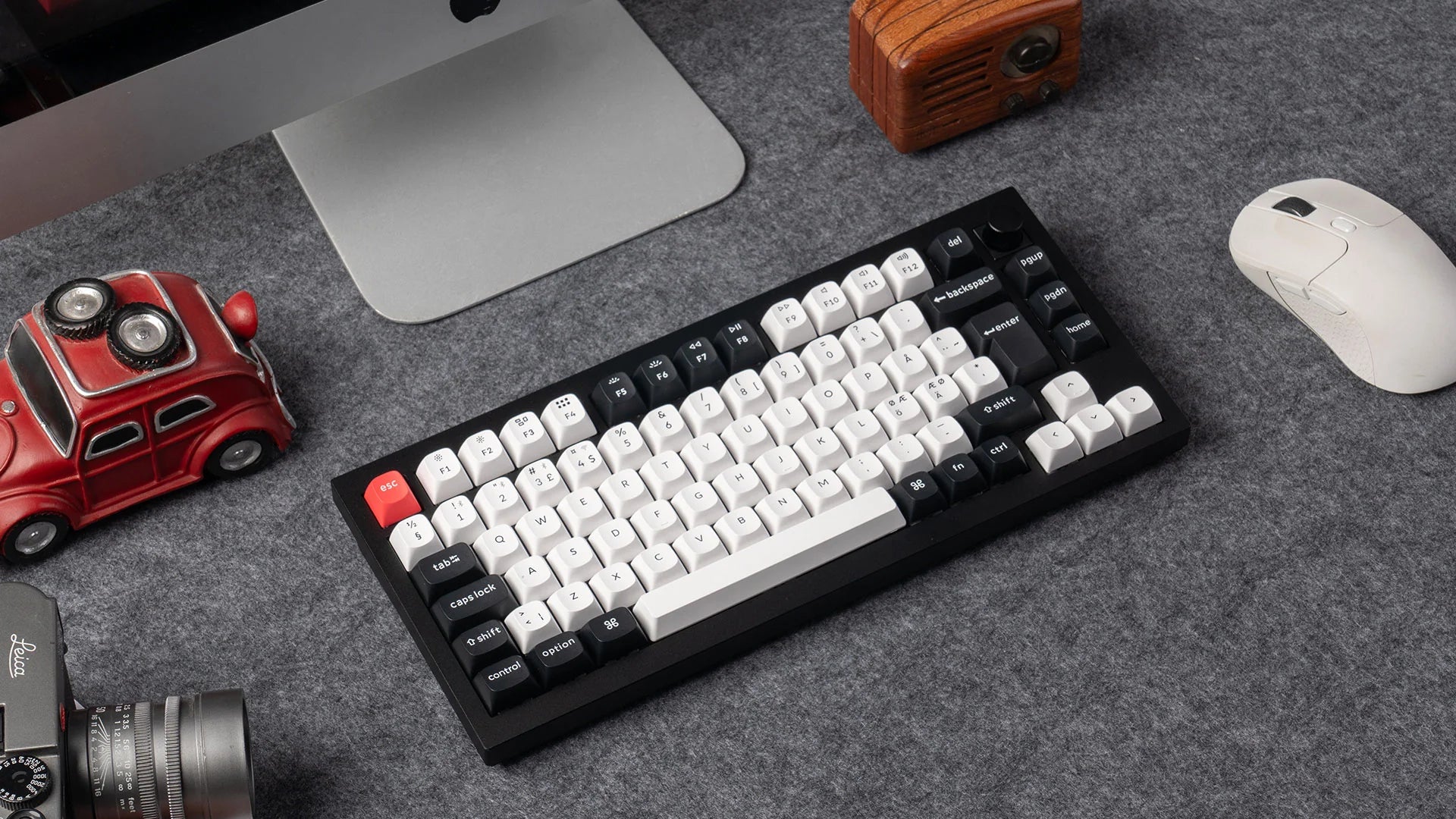 Keychron Q1 HE 75% layout QMK Custom Mechanical Keyboard ISO Layout