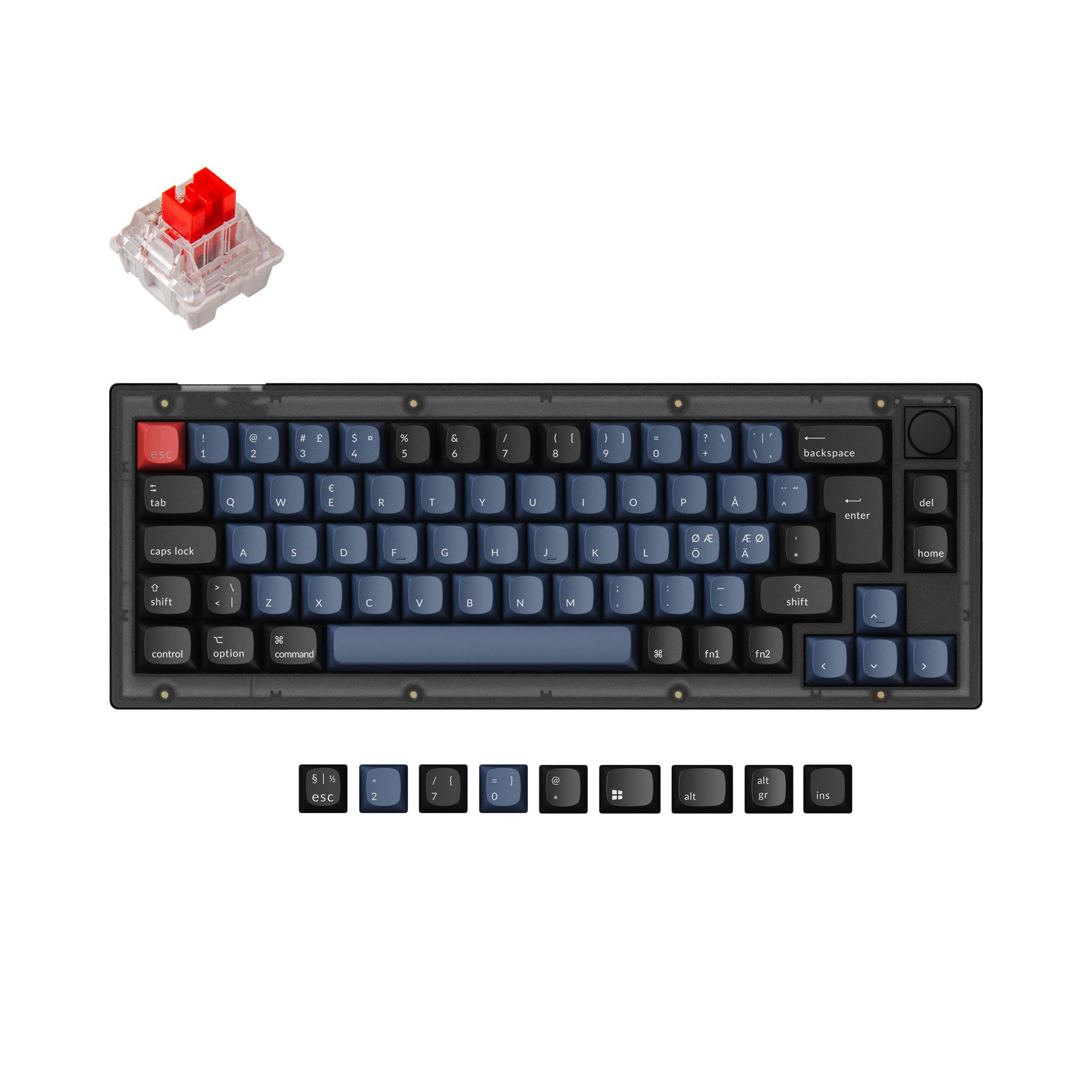 Keychron V10 (Alice Layout) QMK Custom Mechanical Keyboard (US ANSI Ke