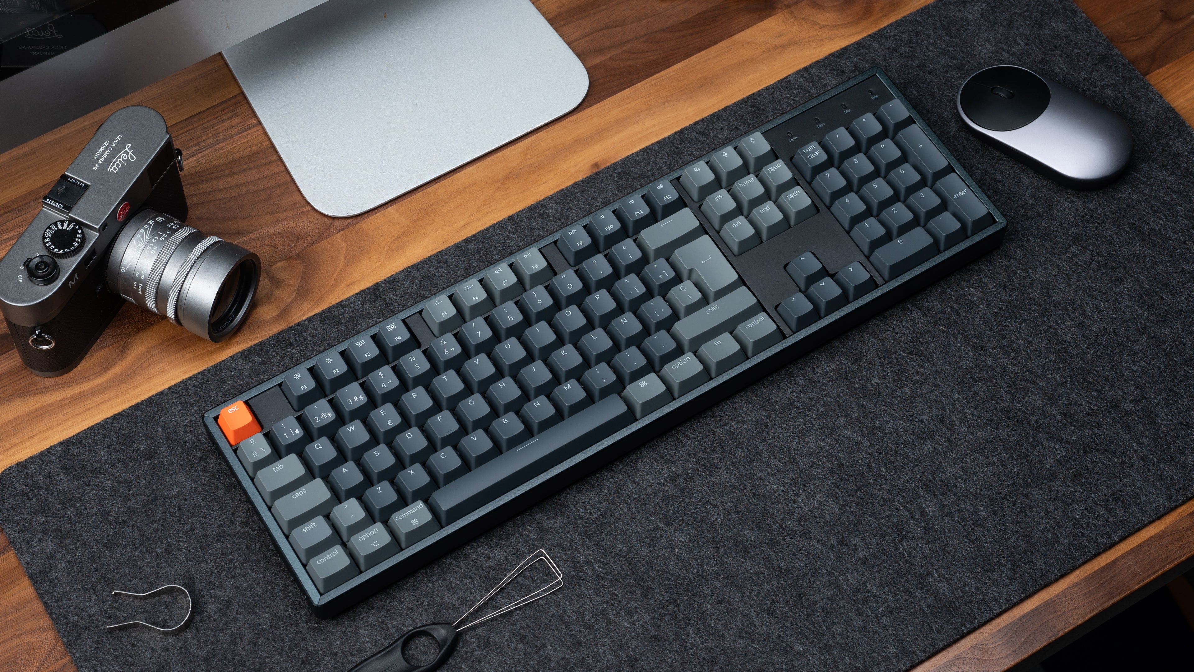 Keychron K10 full size wireless mechanical keyboard for Mac Windows - Gateron mechanical switch and LK optical switch cordless and type-c cable mode