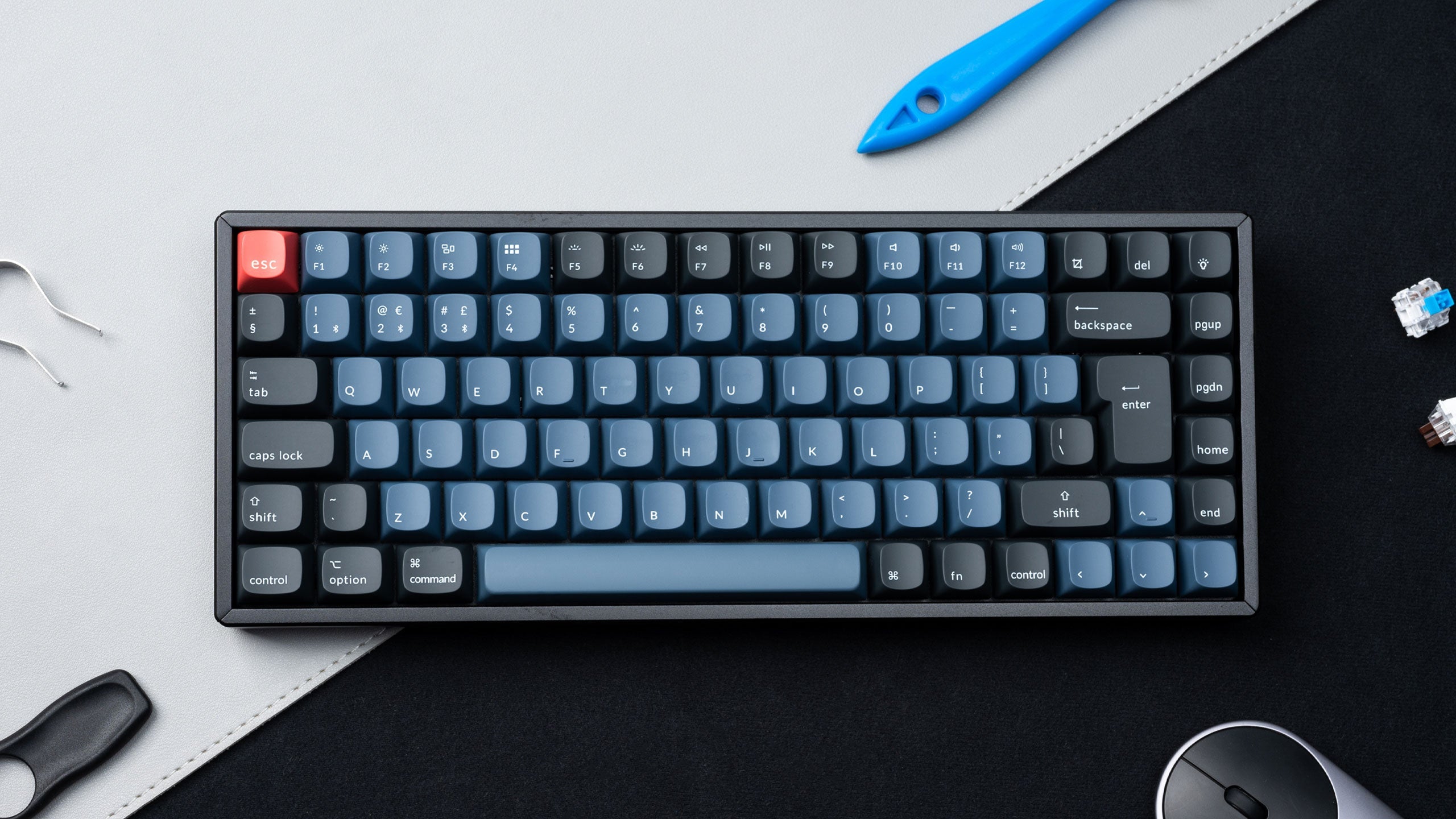 Keychron K2 Pro QMK/VIA Wireless Mechanical Keyboard - ISO Layout