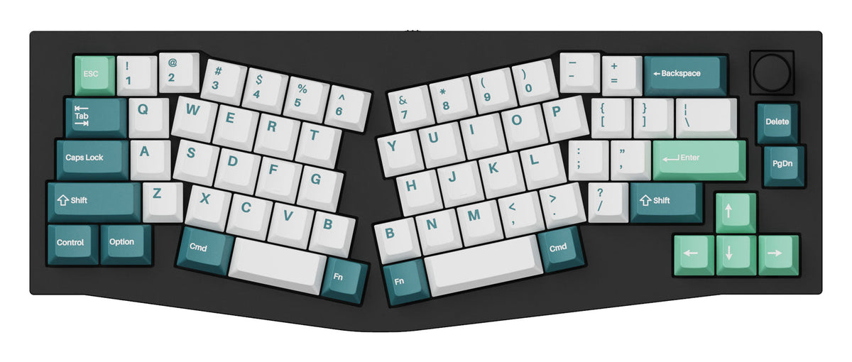 Keychron Double-Shot PBT Cherry Profile Full Set Keycaps - White Mint