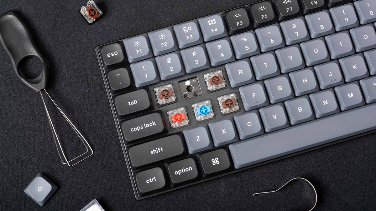 Barebone US layout ofKeychron S1 Custom Mechanical Keyboard