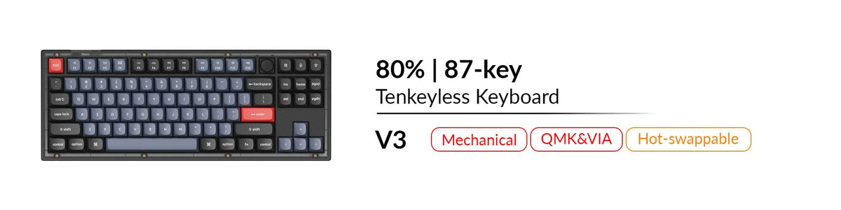 Keychron V3 QMK Custom Mechanical Keyboard