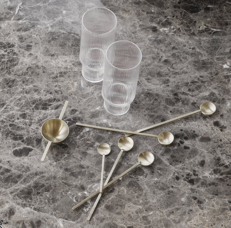 Ferm Living - Ripple Long Drinking Glasses