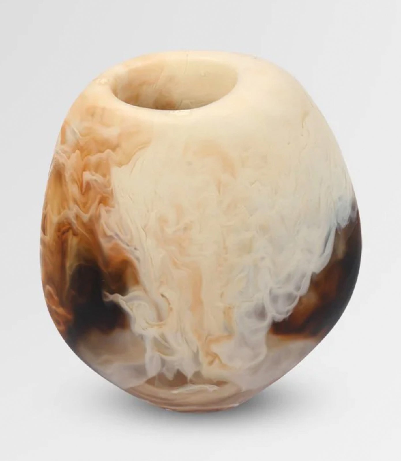 Dinosaur Design - Skipping Stone Vase Medium in Light Horn