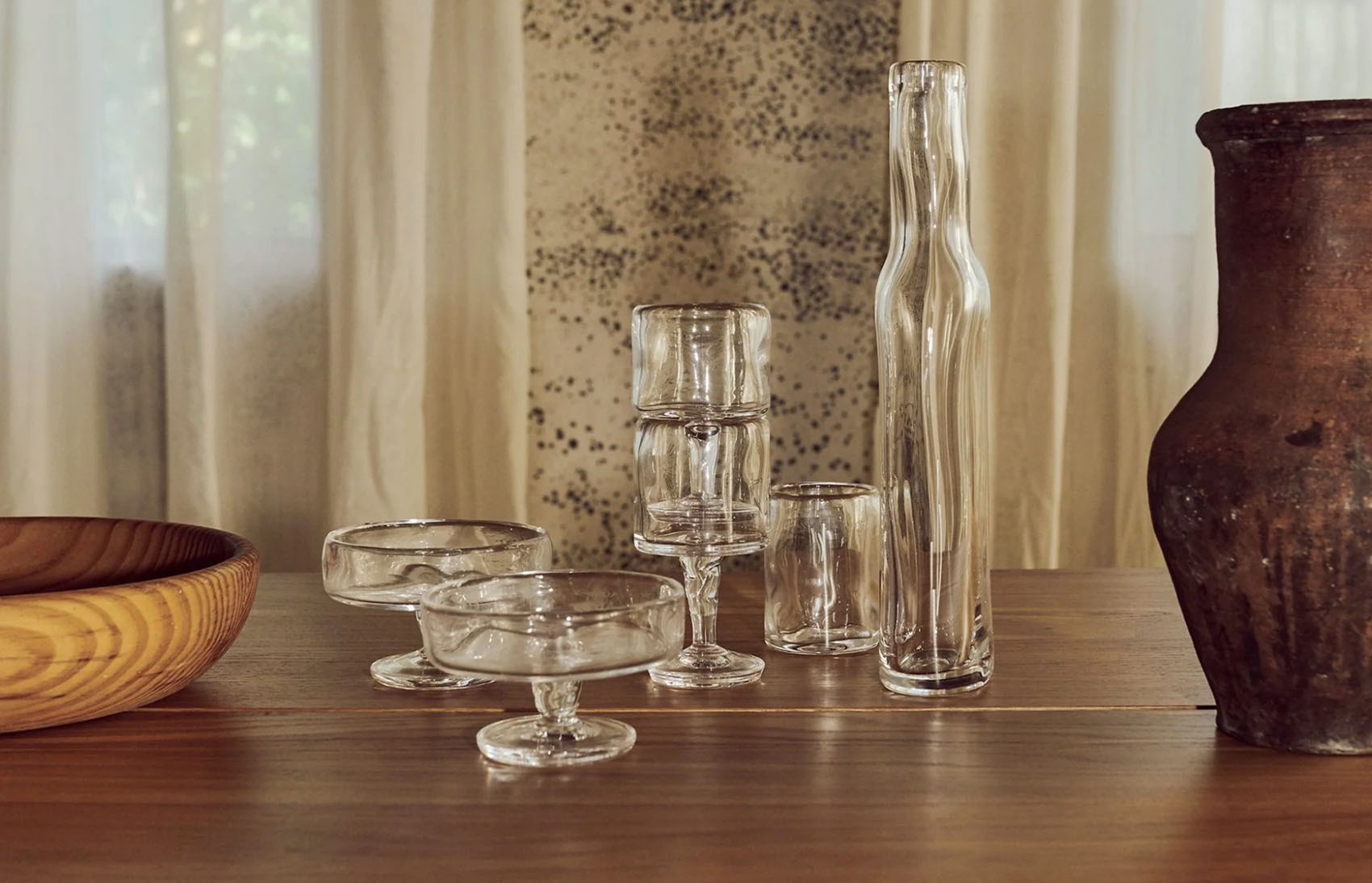 Frama 0405 Glass Collection, featuring Stem Glass Wide