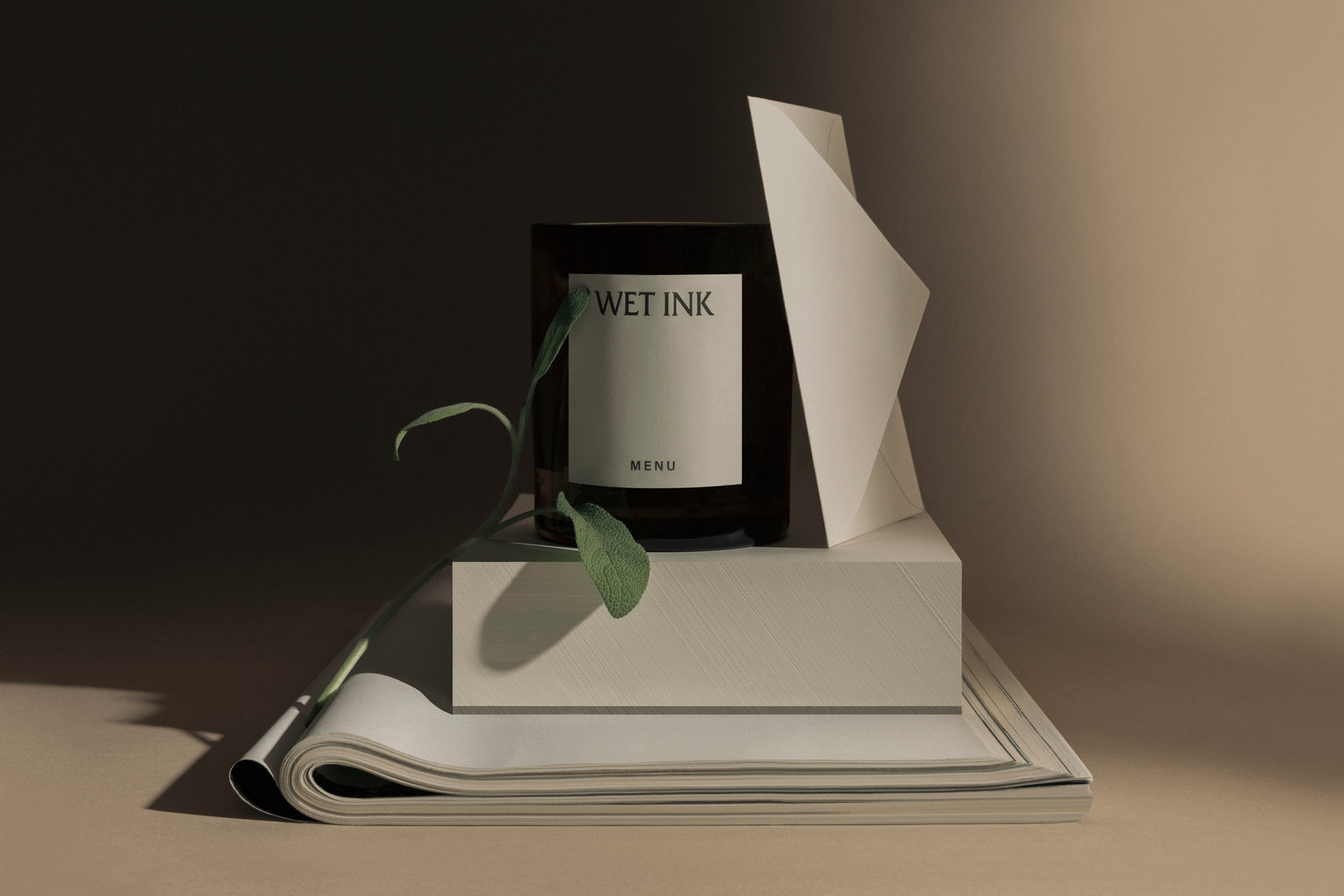 Oflacte Wet Ink Scented Candle. Image by Menu. 