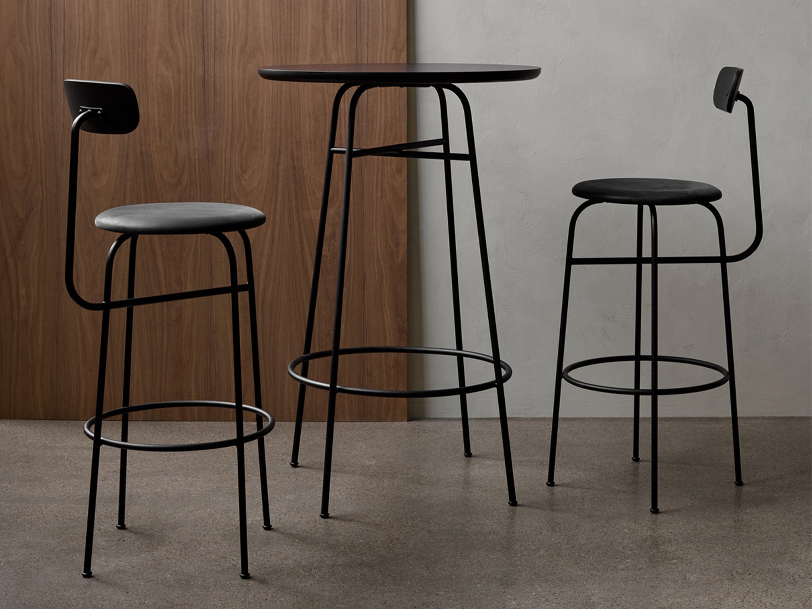 Menu Afteroom Bar Chair in Black