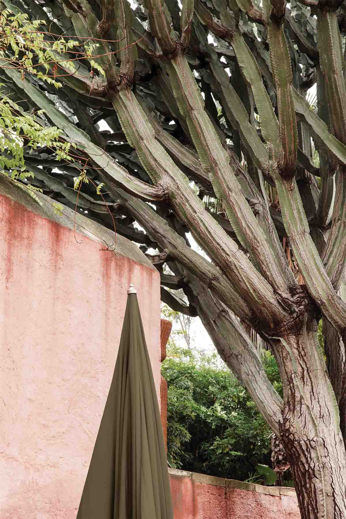 Lull Umbrella in Military Green. Image by Ferm Living
