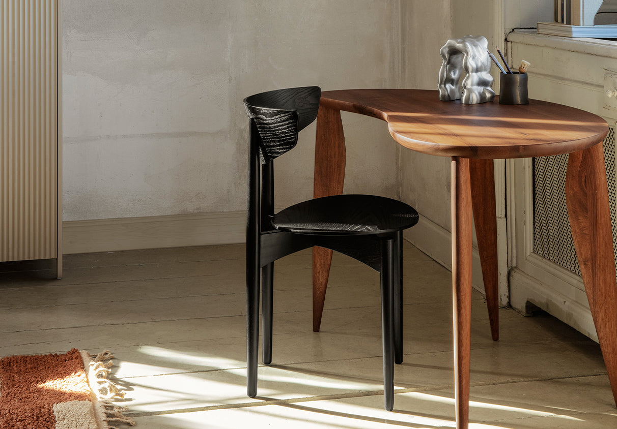 Ferm Living Herman Dining Chair Wood in Black