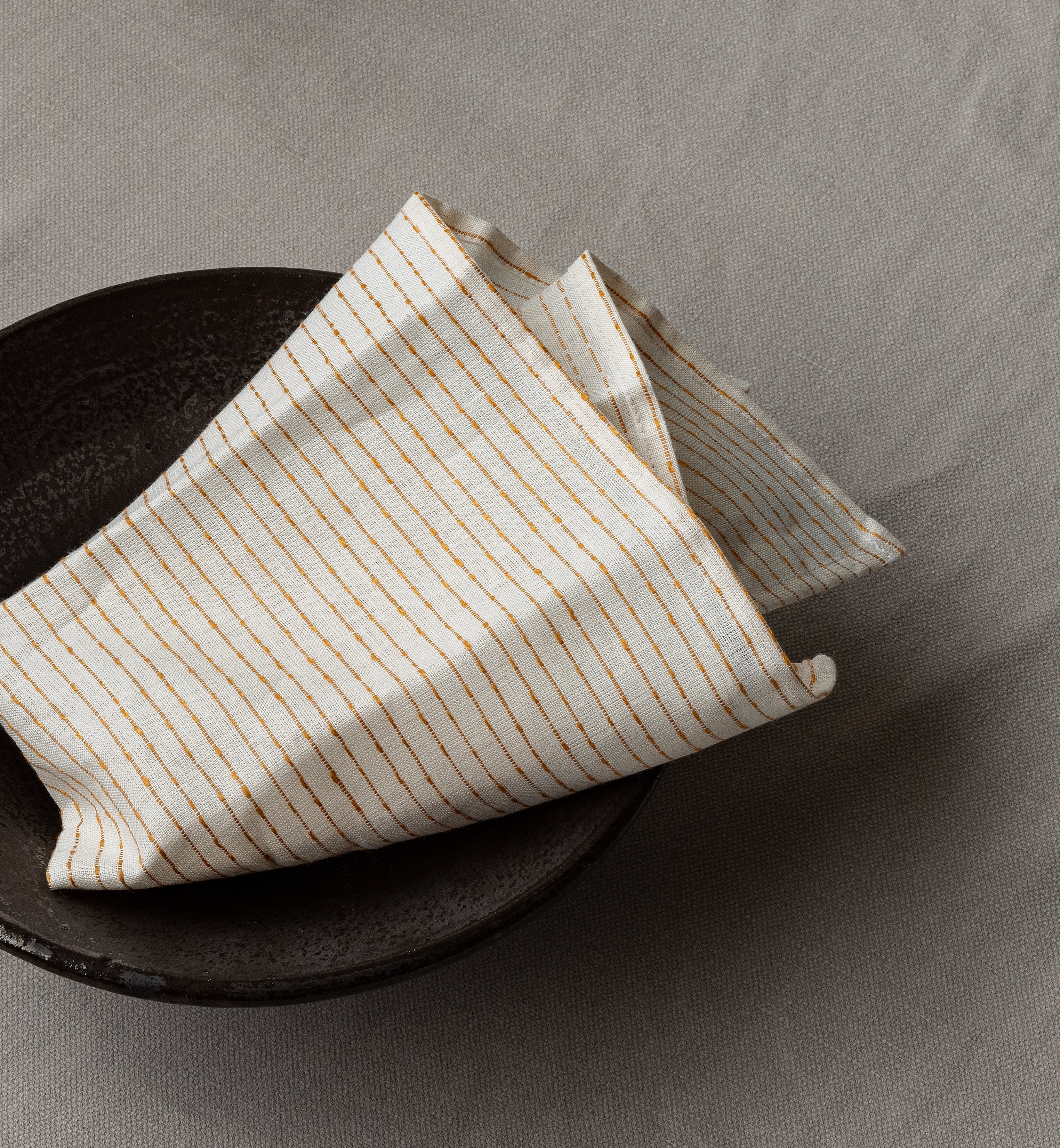 Menu Byasa Napkin in Ochre