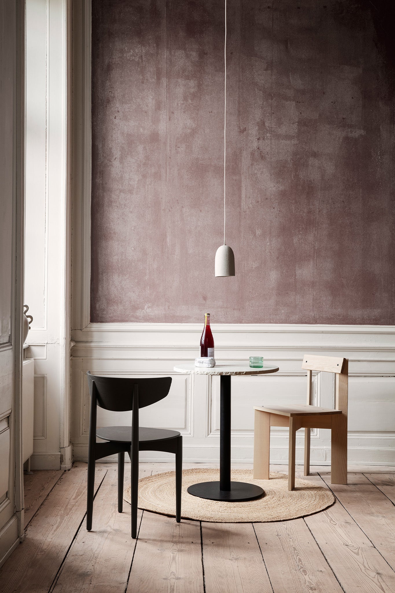 Herman Dining Chair in Black. Image by Ferm Living