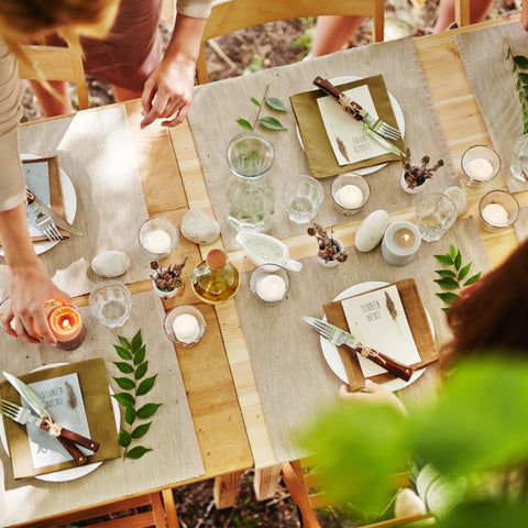 decorated table