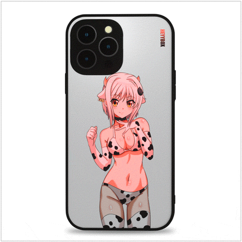 led phone case, light up phone case, solid case, led iPhone case, anime case, anime led case,