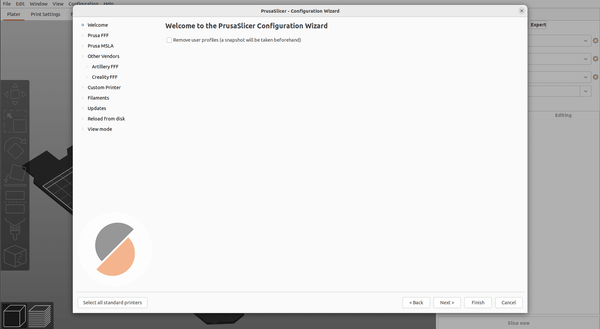 PrusaSlicer Configuration Wizard