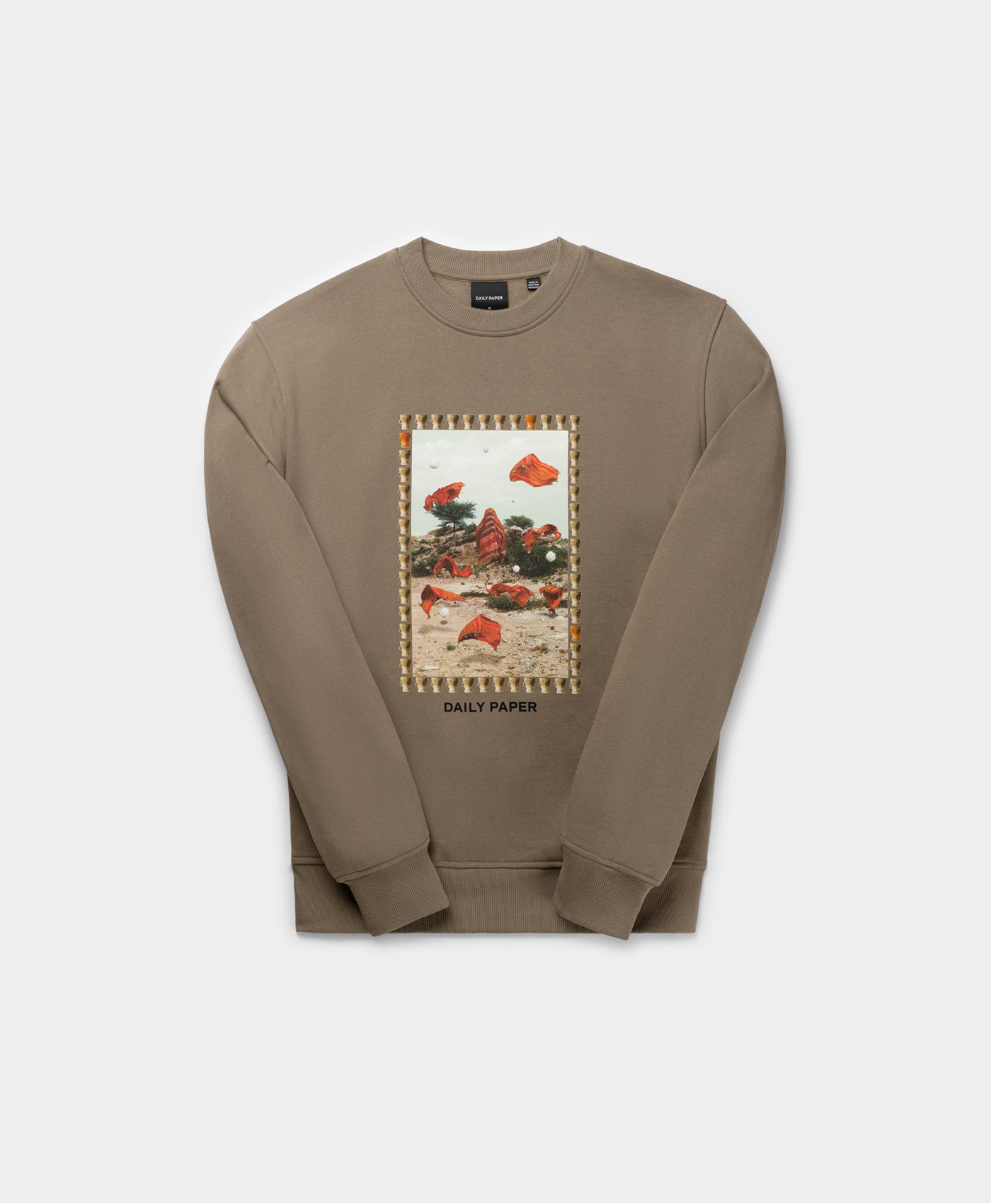 Image of Iron Taupe Oversized Rashad Sweater