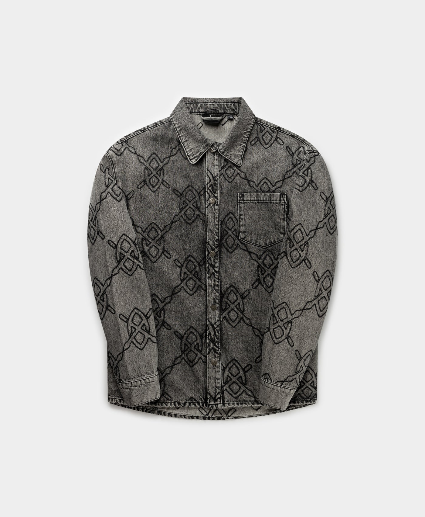 Image of Mid Grey Rahul Longsleeve Shirt