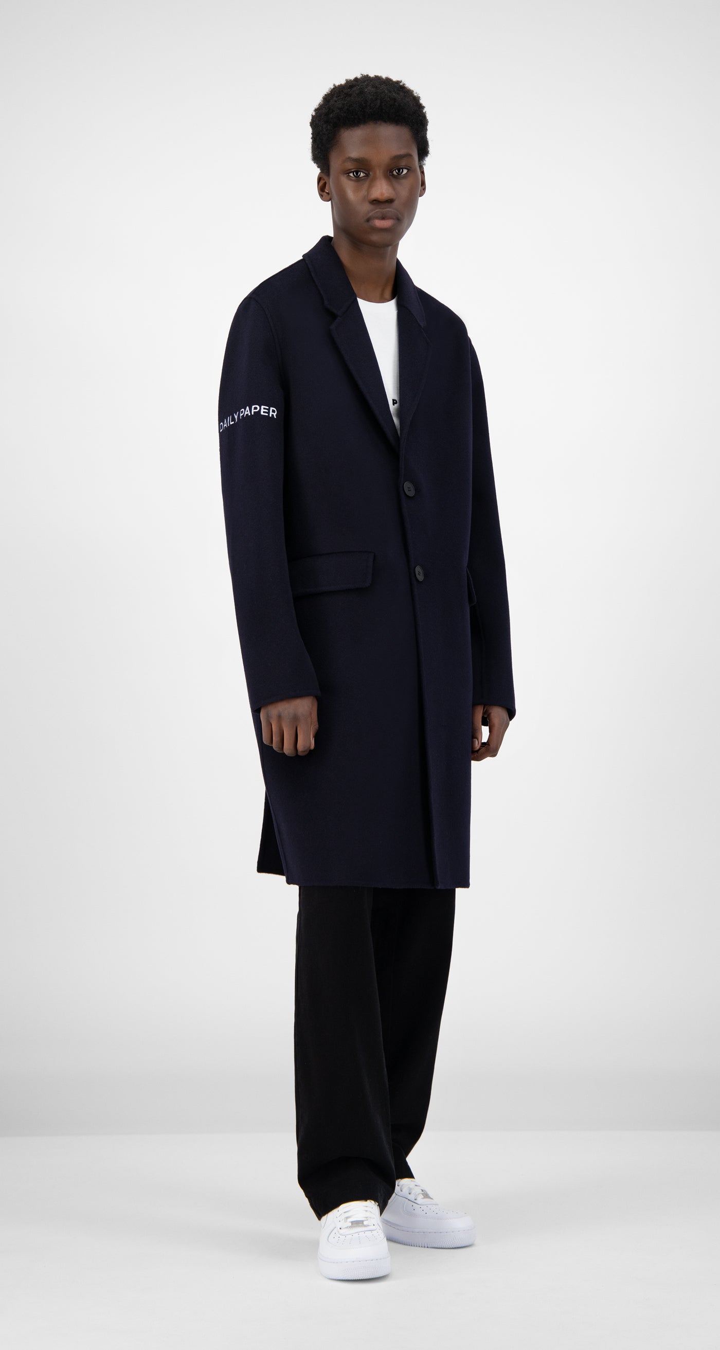Navy Wool Captain Coat – Daily Paper