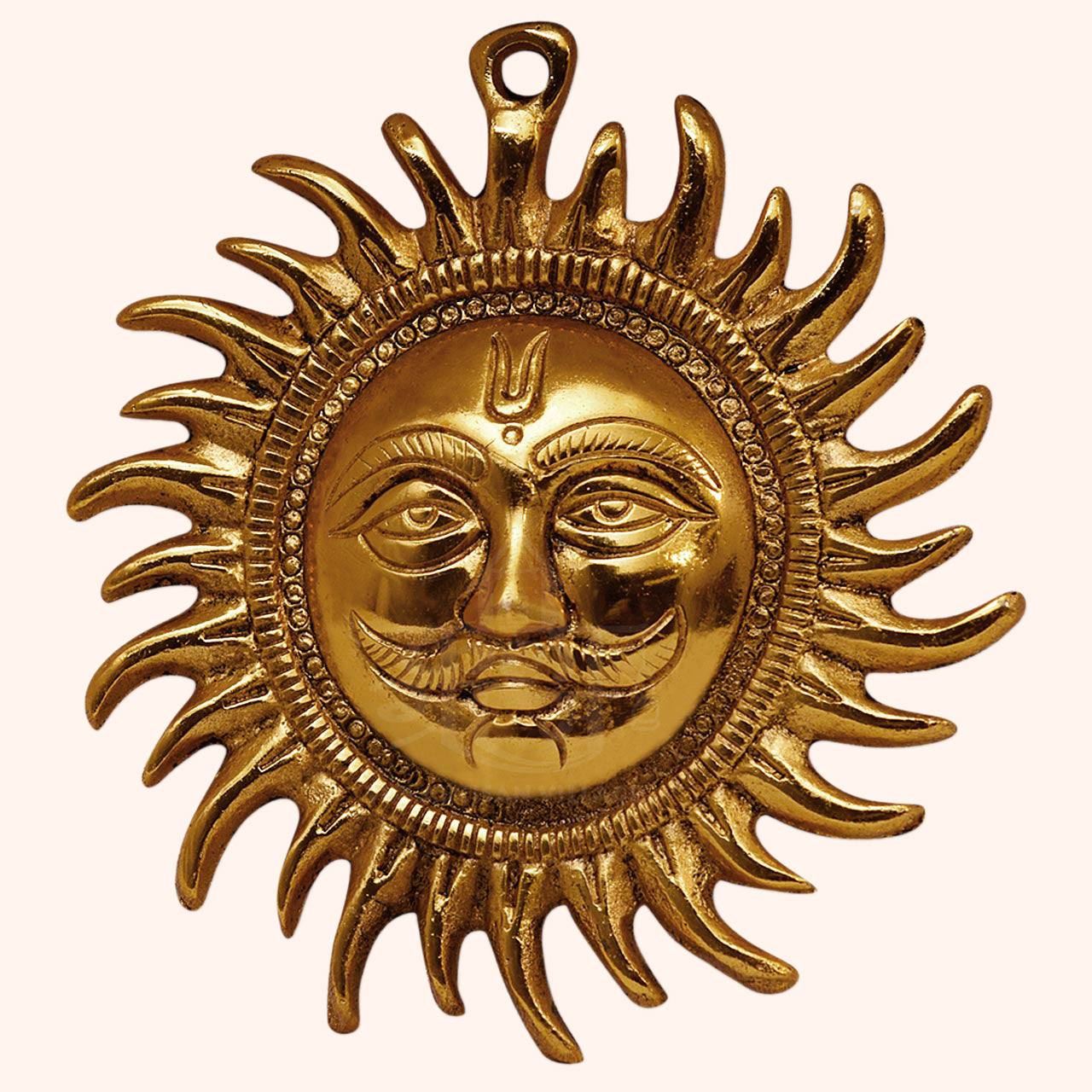 SRK Large Surya Dev Devta Symbol Wall Hanging Lord Sun God Face Mask Art  Vastu Yantra Chakra Golden Metal Home Decoration Garden Wall Decor  Sculpture : Amazon.in: Home & Kitchen