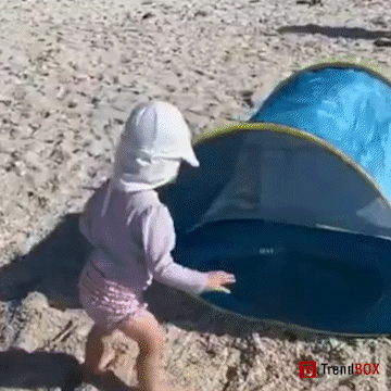 Baby Strand Zelt Kinder Wasserdichte Pop Up sonnenschutz Markise Zelt  UV-schutz Sunshelter mit Pool Kid