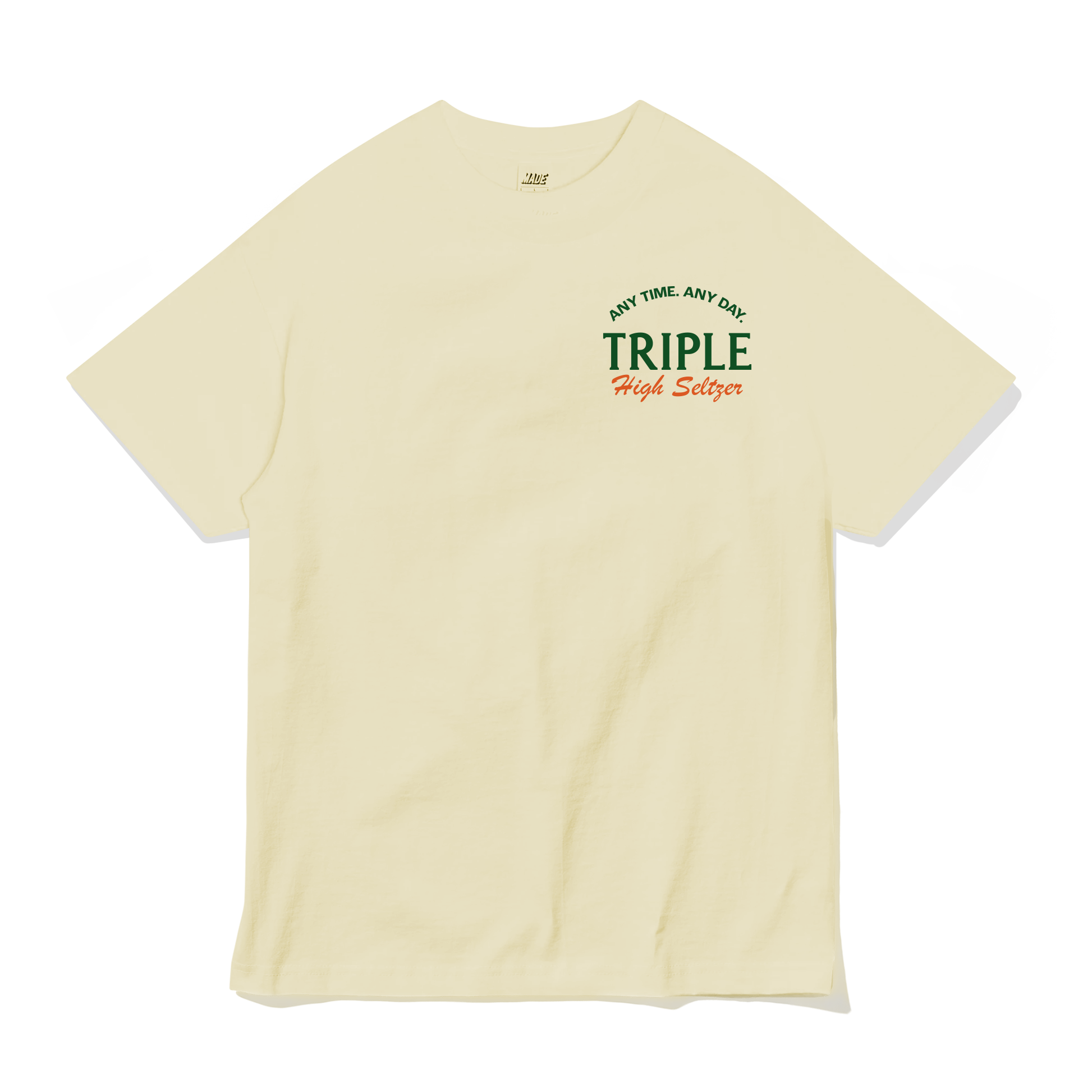 The Standard Issue Tee in Yellow - Triple product image