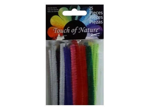 Red Chenille Pipe Cleaners, 6mm x 12 inch, 25 Pack