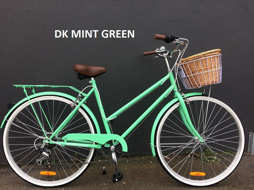 ladies mint green bike