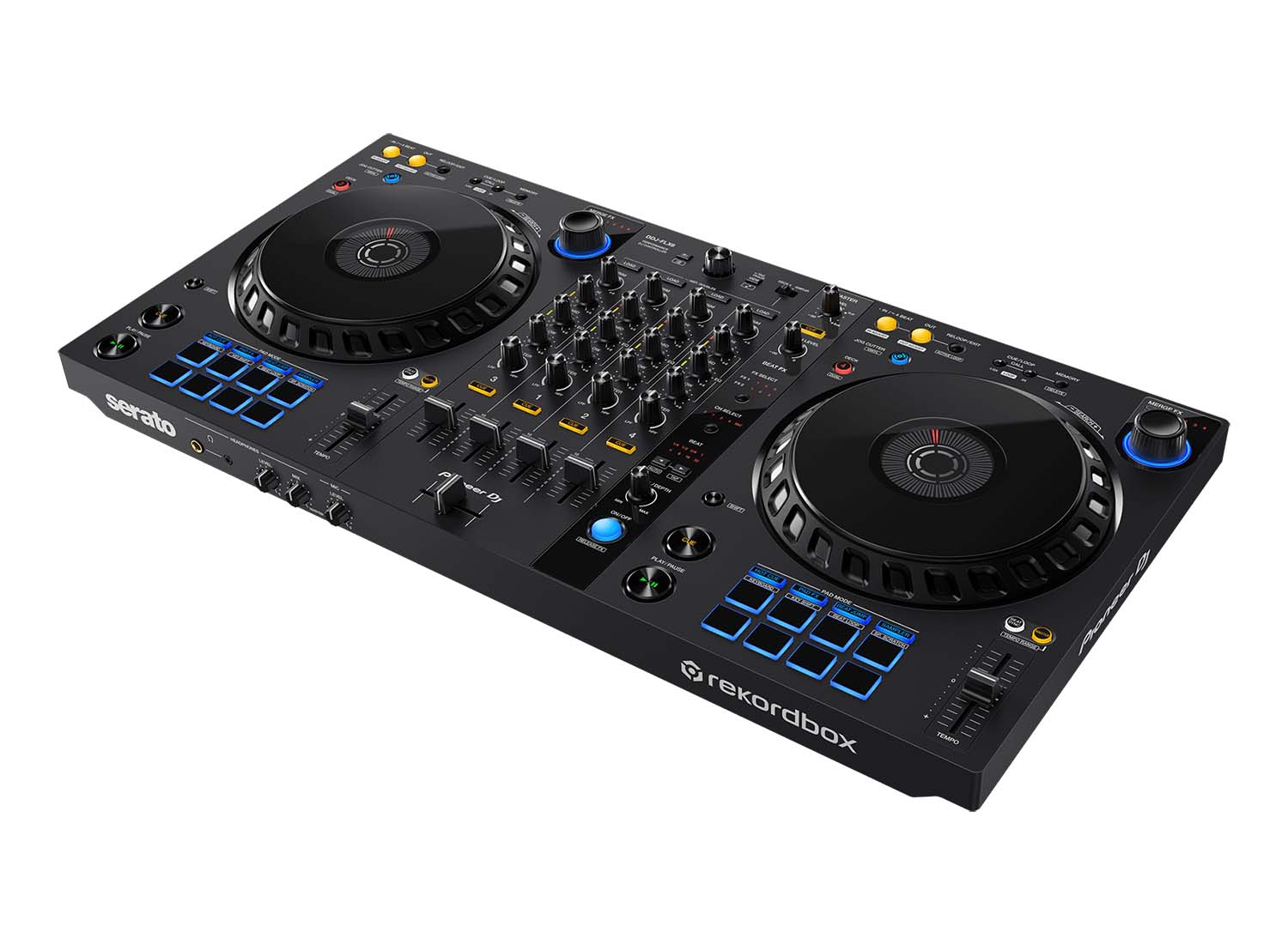 Pioneer DJ DDJ-FLX4 2-Channel DJ Controller for Rekordbox and Serato D