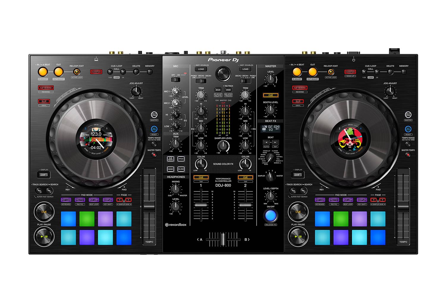 Reloop Mixon 8 Pro 4-Channel Professional Hybrid Sturdy Build DJ Controller  for Serato DJ Pro - AMS-MIXON-8-PRO