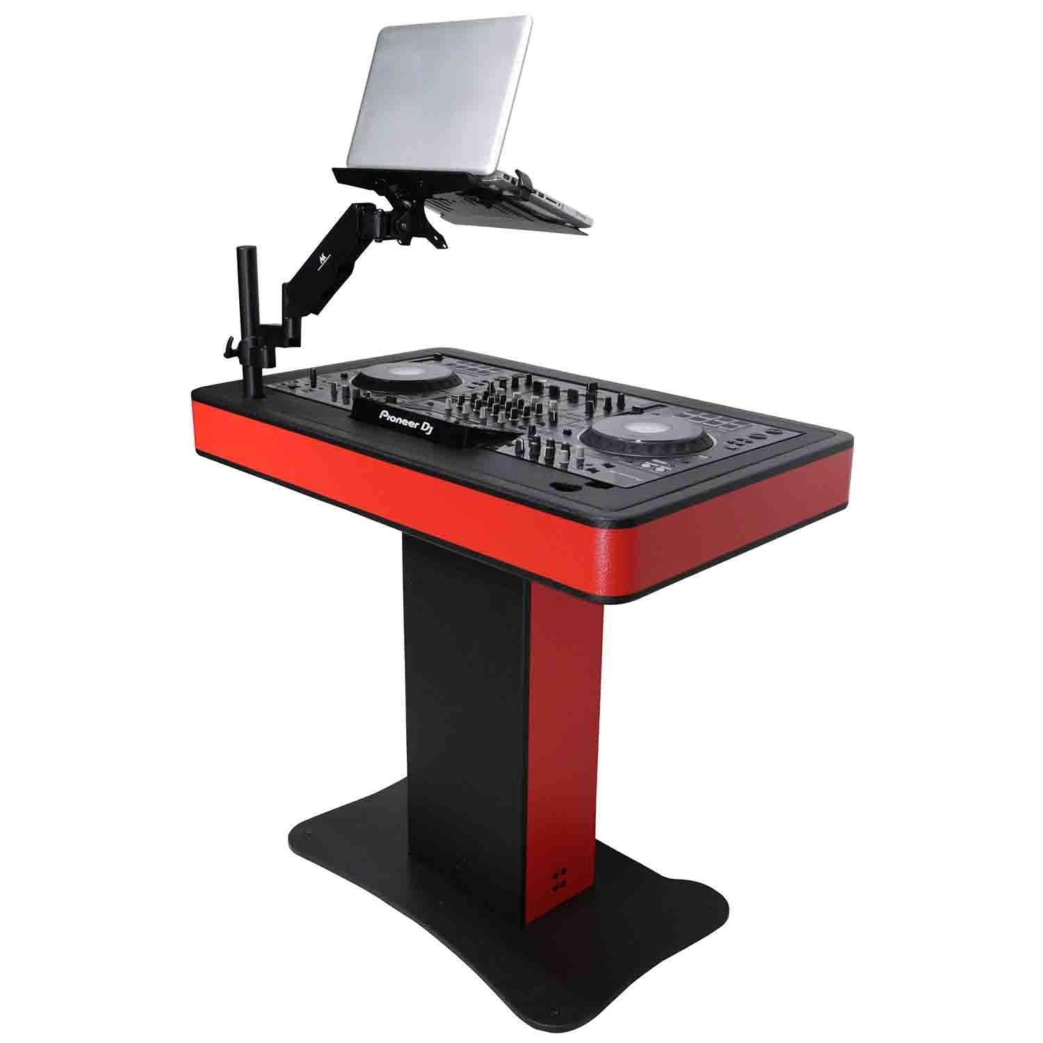 ProX XZF-DJTCDMBLCASE, DJ Booth for Two Pioneer CDJ-2000, Denon SC6000