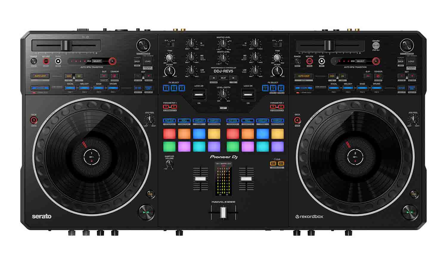Pioneer DJ DDJ-REV1 Scratch-Style 2-Channel DJ Controller for Serato D