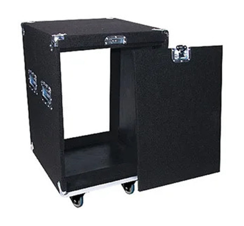 Flight case 12U DS + 3U + 2 tablettes Dj flightcase Power acoustics