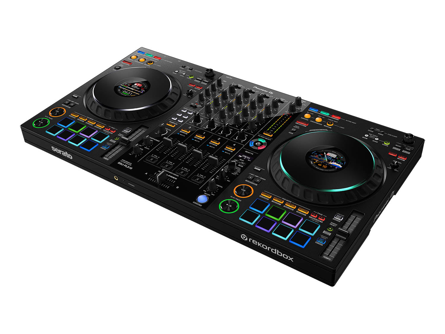 Pioneer DJ DDJ-FLX4 2-Channel DJ Controller for Rekordbox and Serato D