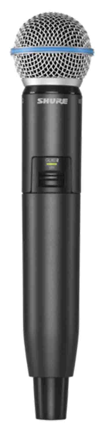 Shure GLXD2/B58-Z2 Digital Handheld Wireless Microphone Transmitter with Beta 58A Capsule