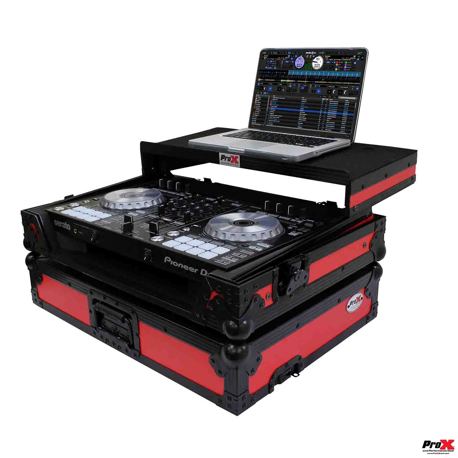 ProX X-DDJSB3LT Pioneer DJ DDJ-SB3, DDJ-400, DDJ-RB Flight Case W/Slid —  Rock and Soul DJ Equipment and Records