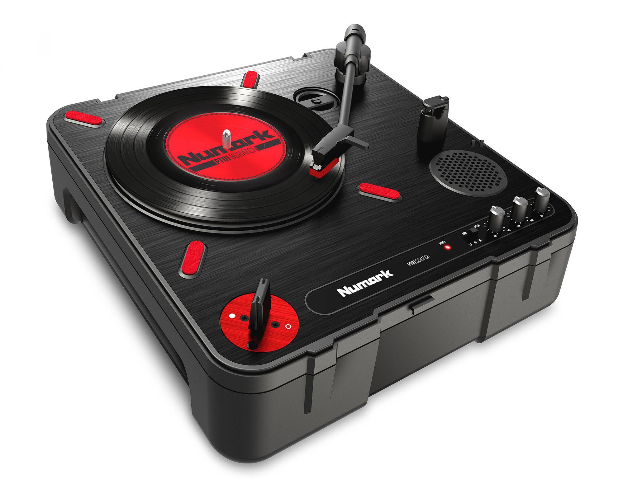 Numark (PT01 Scratch) Portable Turntable with DJ Scratch Switch