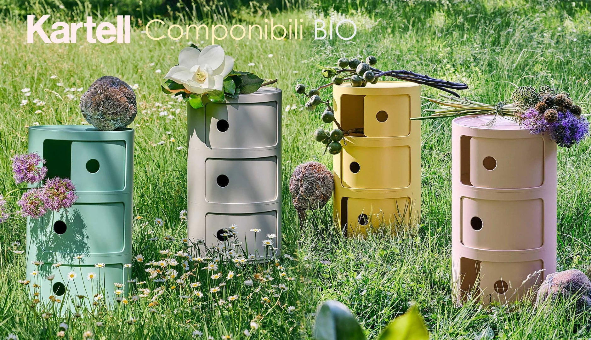 Kartell カルテル　Componibili3 Bio　コンポニビリ3　ビオ 　K5970