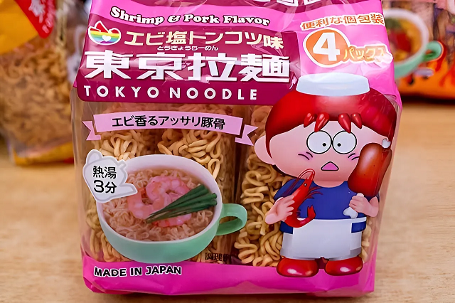 Mì ramen vị tôm & xương heo hầm Tokyo Noodle