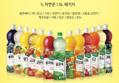 nước trái cây woongjin