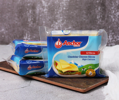 Phô mai lát cheddar Anchor 200g