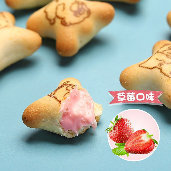Bánh quy popping Đài Loan vị dâu