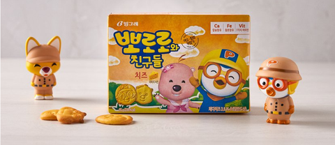 Bánh quy Pororo phô mai Binggrae