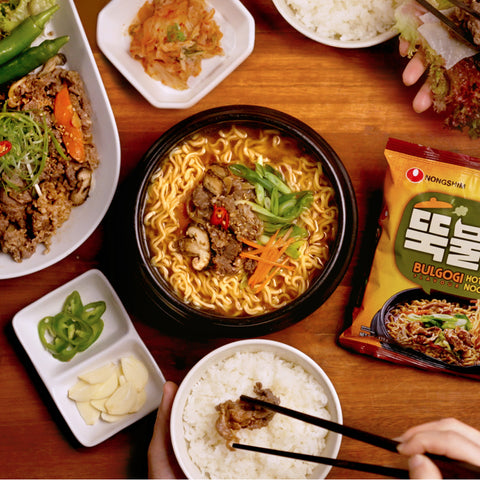 Mì bulgogi bò sốt tiêu Nongshim 115g