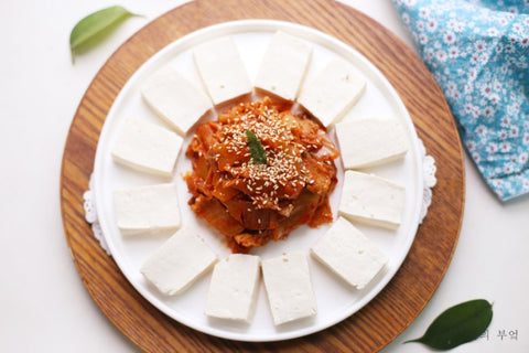 Kim chi đậu hũ (dubu kimchi)