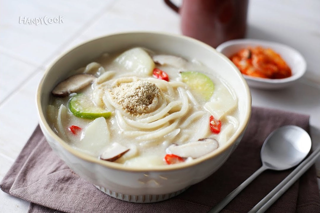 mì kalguksu bột tía tô