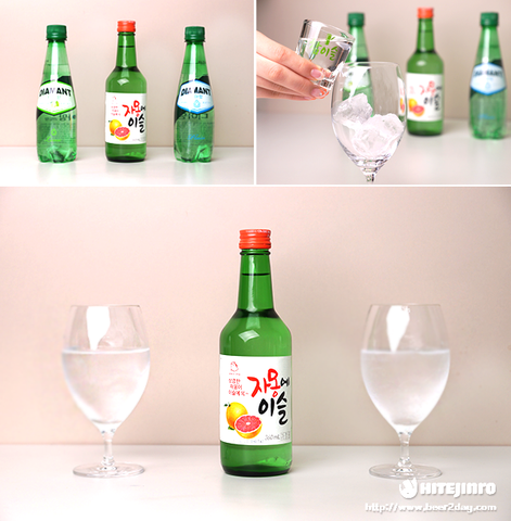 soju mix cùng soda