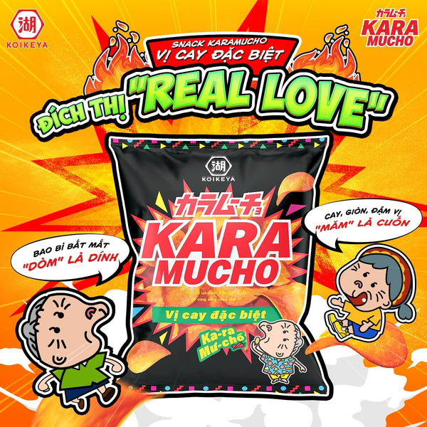 Snack khoai tây vị cay đặc biệt Karamucho