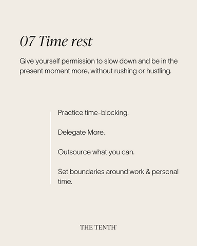 Time rest for mothers give yourself permission to take the time to slow down