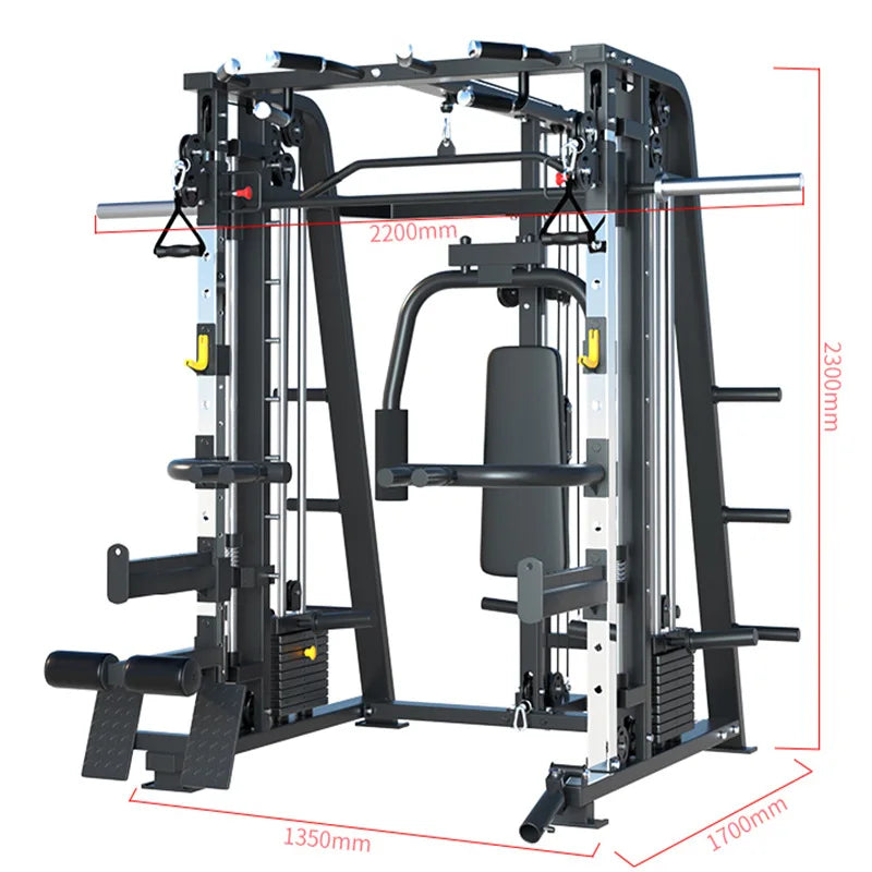 Zero Free VAT Multi Functional Large Combined Set Of Smith Machine Gantry Of Commercial Comprehensive Training Equipment