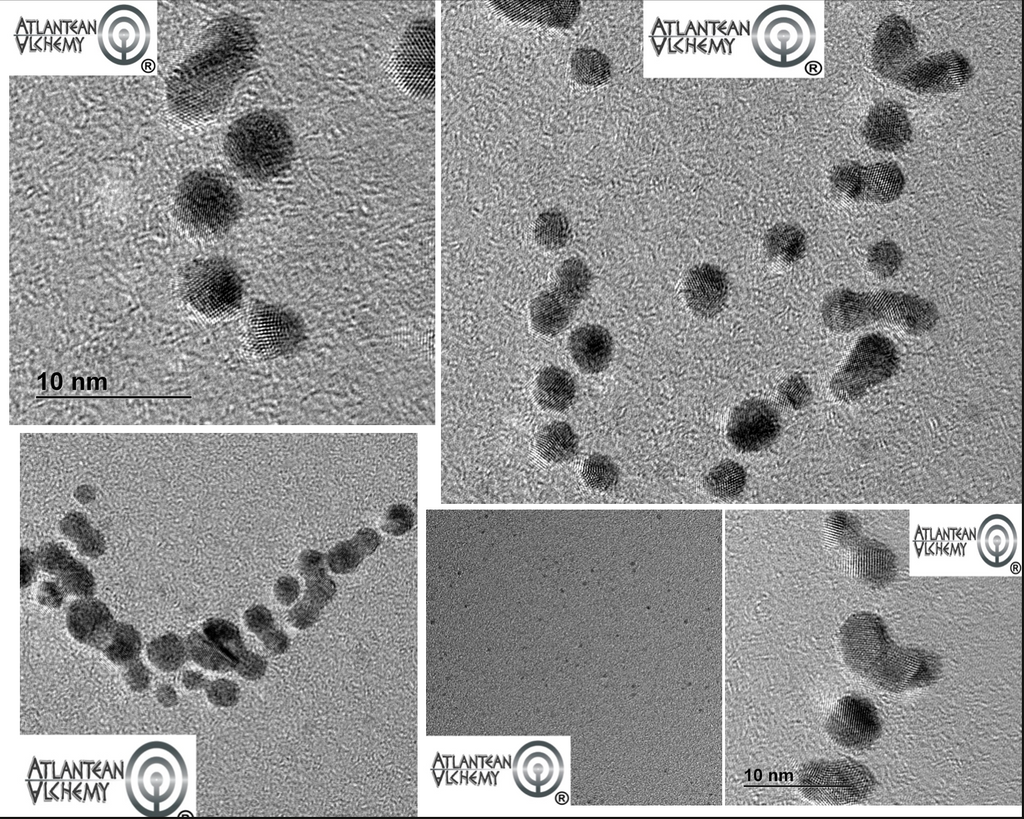 TEM Lab Of Atlantean Alchemy Colloidal Gold